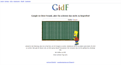 Desktop Screenshot of gidf.de